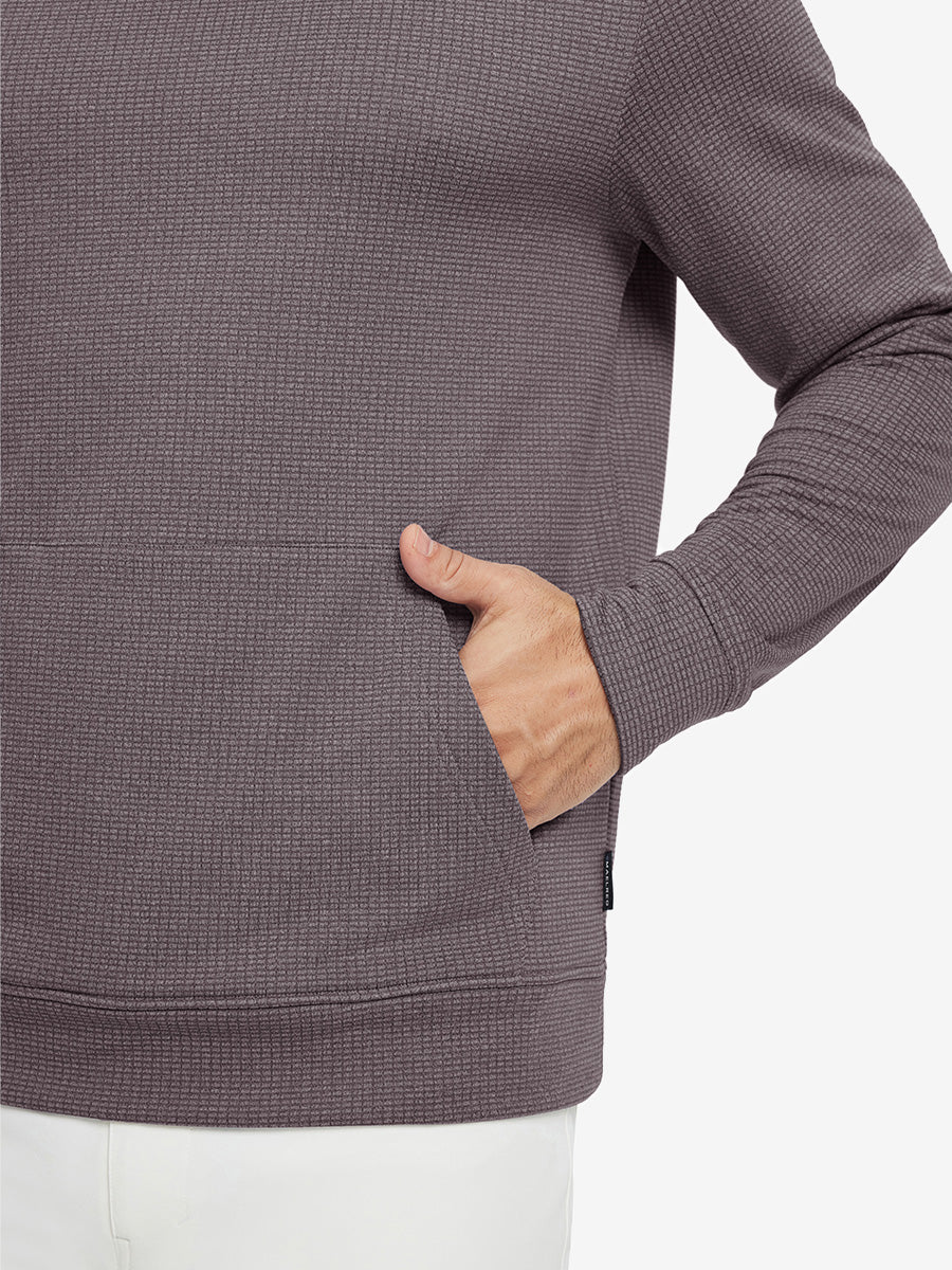 Men's Grid Fleece Lined Pullover Hoodie – view 17
