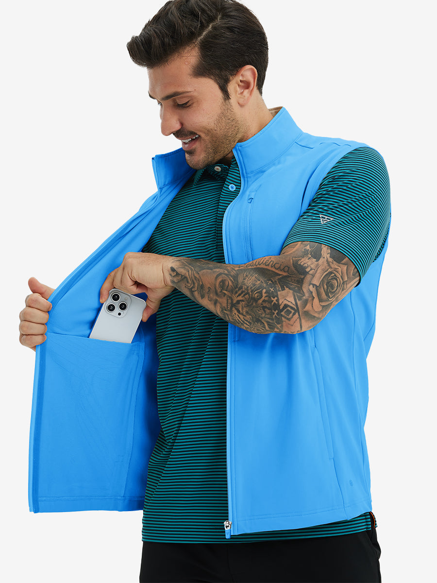 Men's Water-Resistant Fleece Golf Vest – view 60