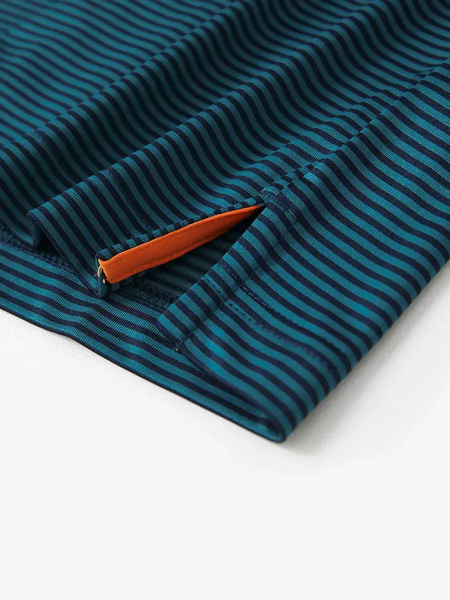 Youth Striped Performance Polo Shirt – view 43