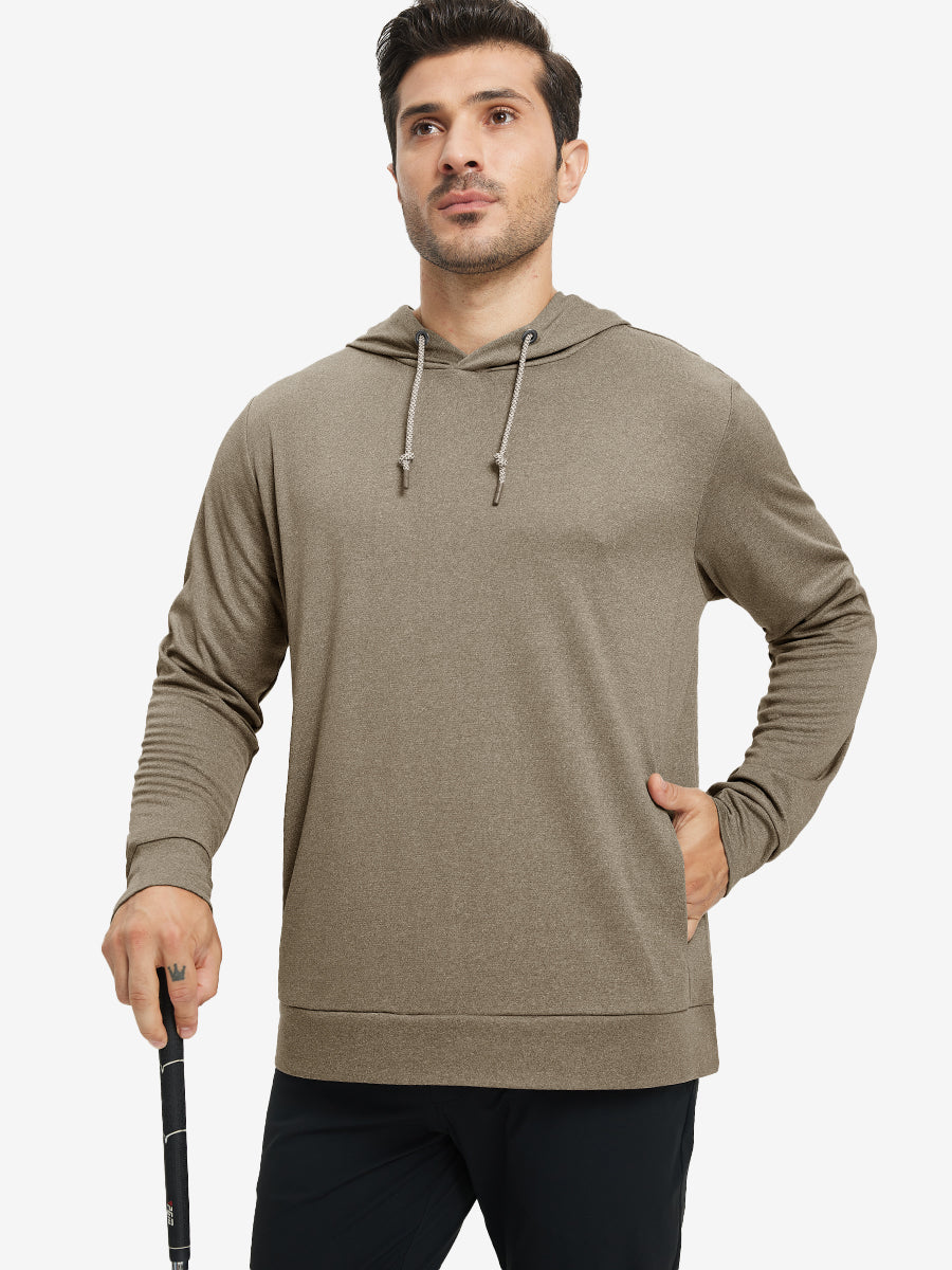 Men's Heather Pullover Hoodie with Two Pockets – view 69