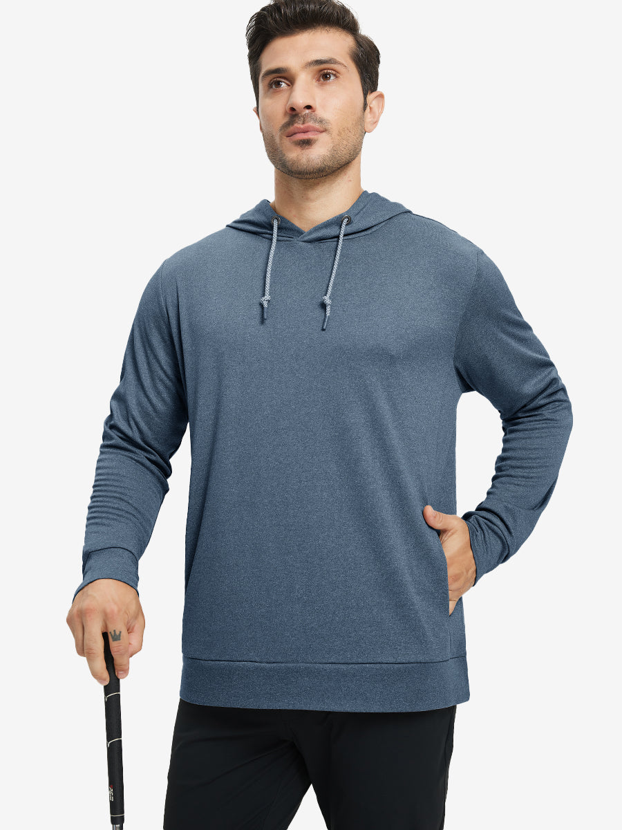 Men's Heather Pullover Hoodie with Two Pockets – view 9