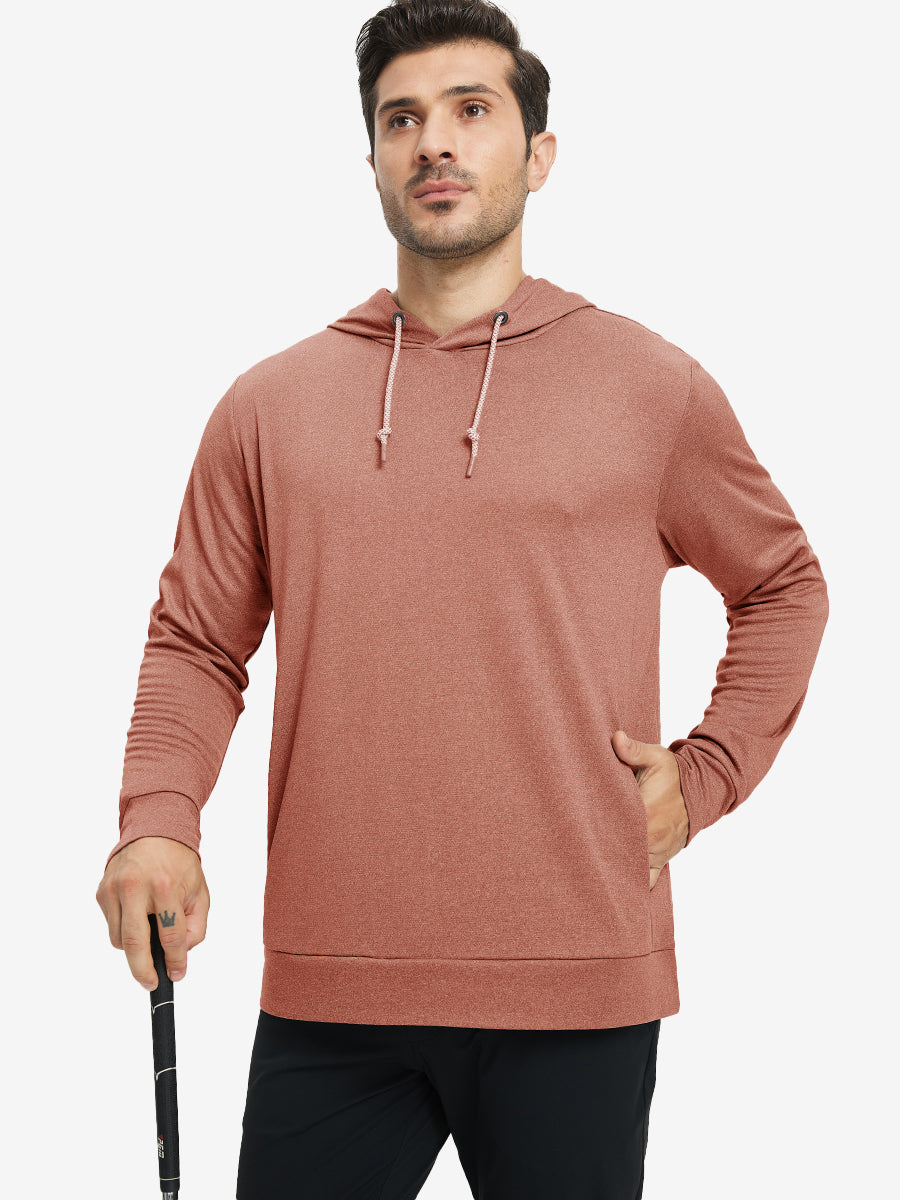 Men's Heather Pullover Hoodie with Two Pockets – view 63