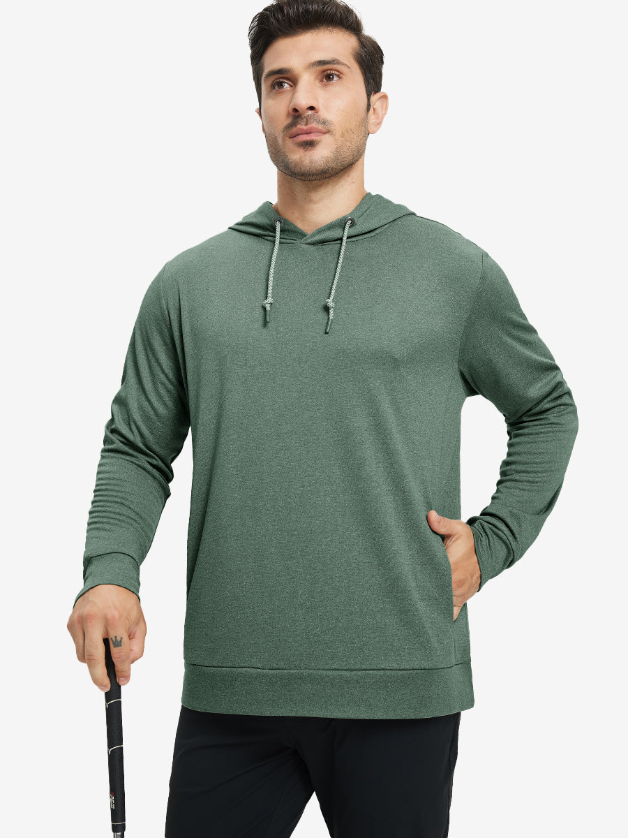 Men's Heather Pullover Hoodie with Two Pockets – view 57