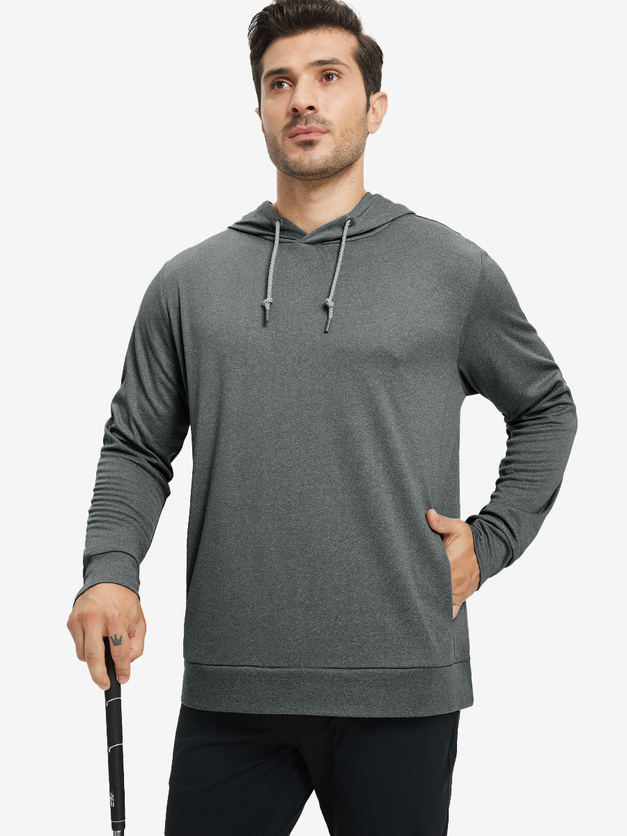 Men's Heather Pullover Hoodie with Two Pockets – view 27