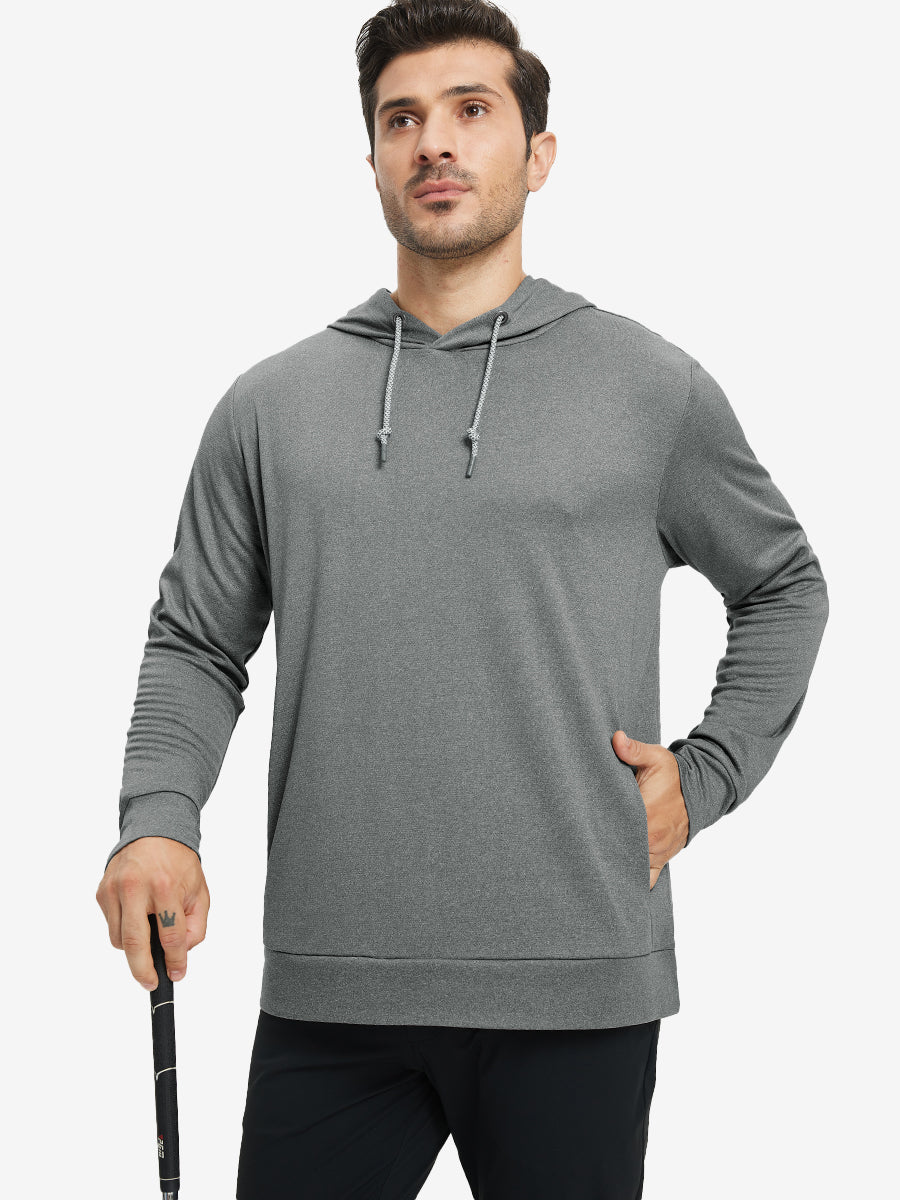 Men's Heather Pullover Hoodie with Two Pockets – view 33