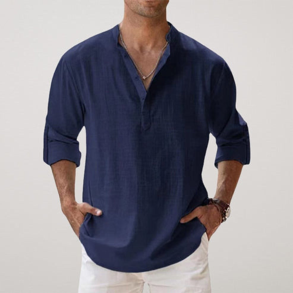 Capri Men's Linen Summer Shirt – view 3