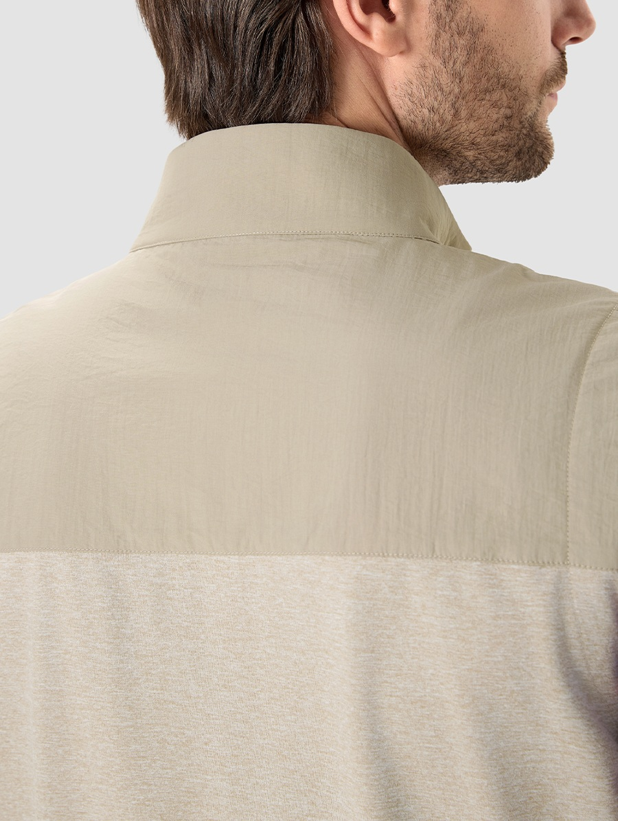 Men's Colour Block Full-Zip Golf Gilet – view 6