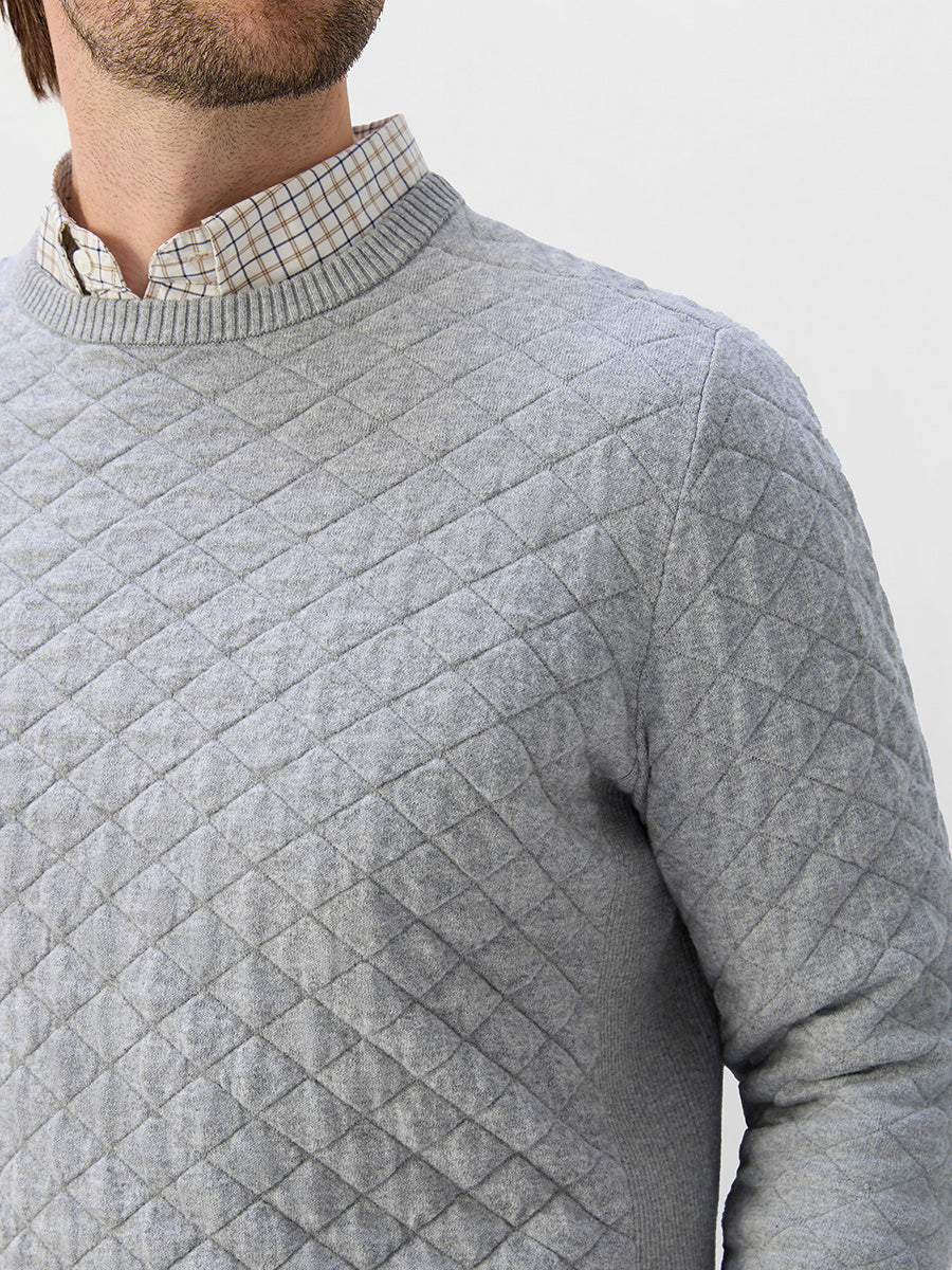Men's Heavyweight Cotton Knit Crew Neck Jumper – view 26