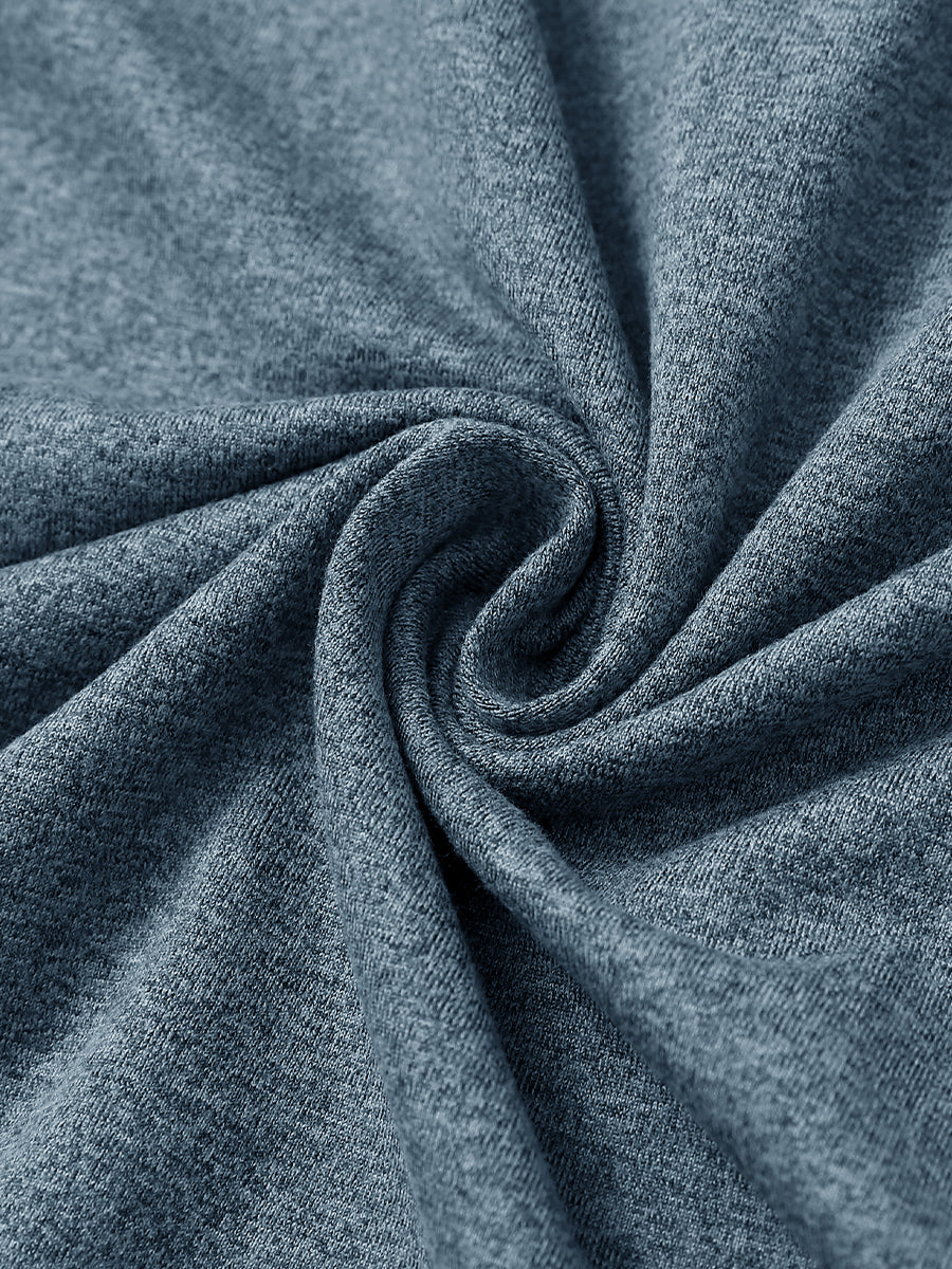 Men's Melange Quarter Zip Pullover – view 6