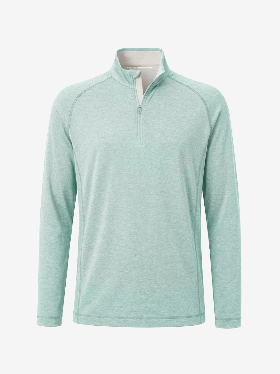 Men's Heather Athletic Quarter Zip Sweatshirt – view 55