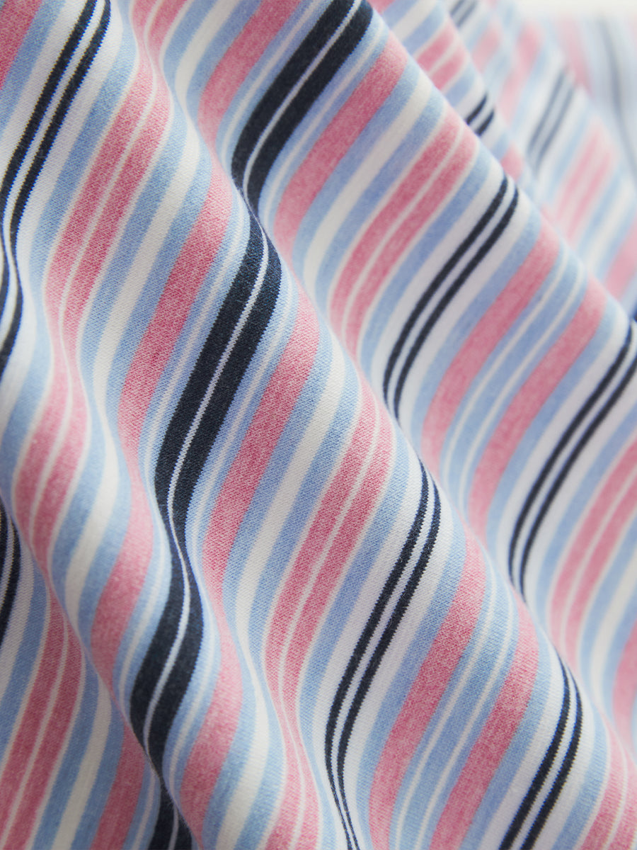 Men's Yarn-Dyed Striped Golf Polo Shirt – view 13
