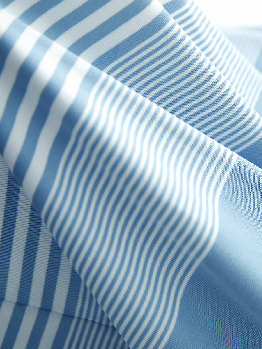 Men's Yarn-Dyed Striped Golf Polo Shirt – view 25