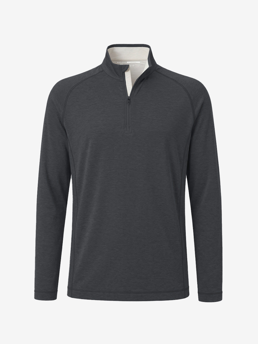Men's Heather Athletic Quarter Zip Sweatshirt – view 27