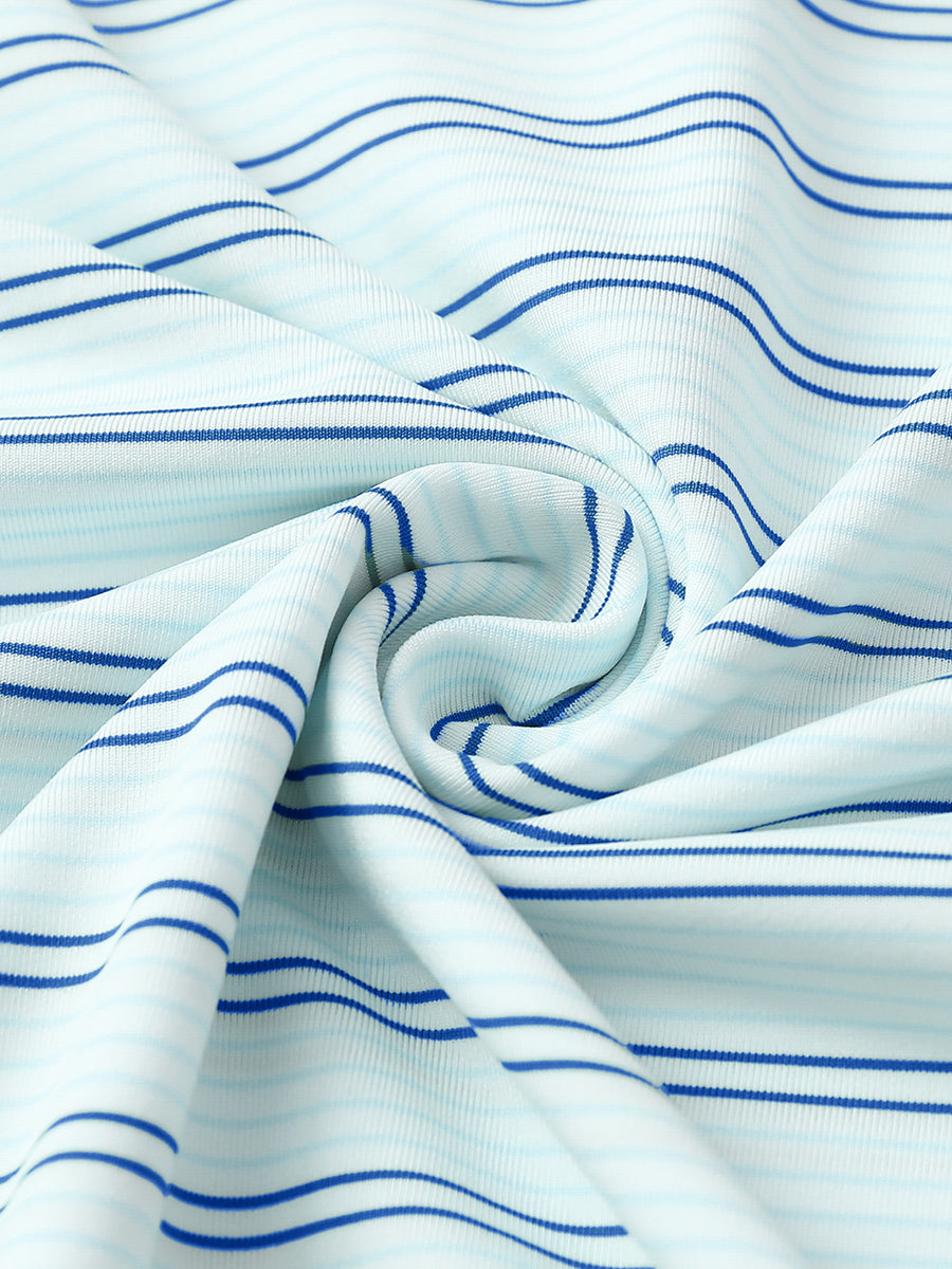 Men's Striped Golf Polo Shirt – view 36