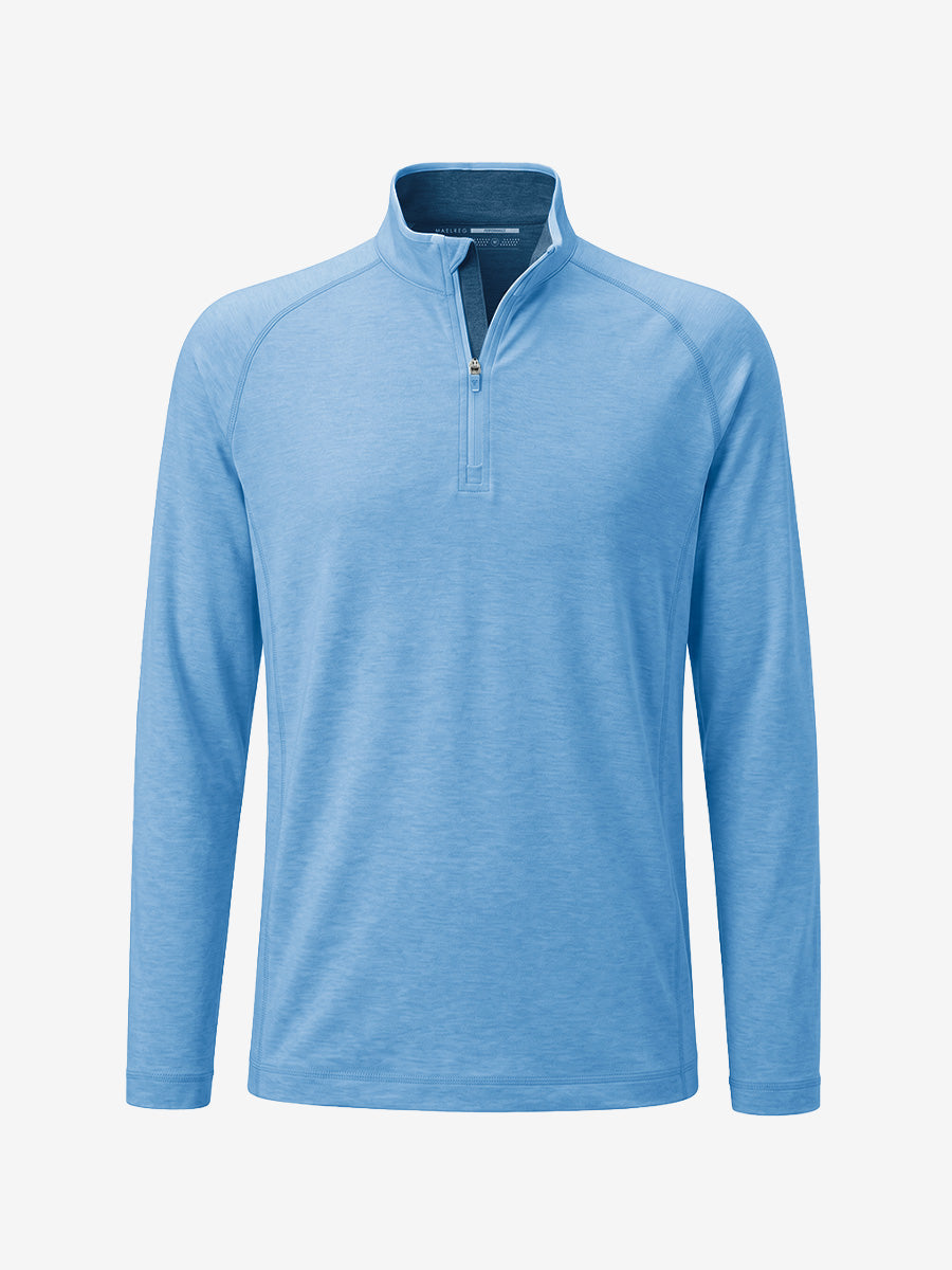 Men's Heather Athletic Quarter Zip Sweatshirt – view 20