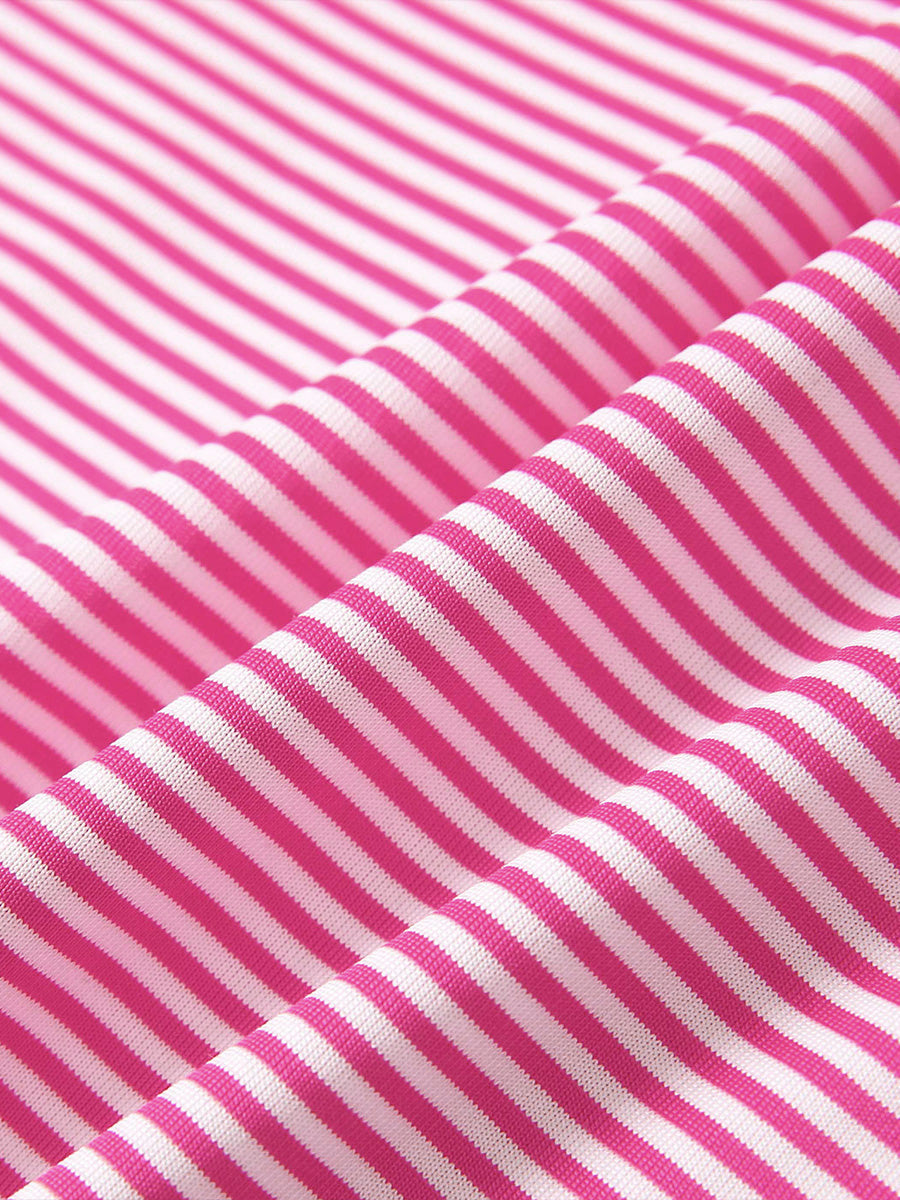 Youth Striped Performance Polo Shirt – view 38