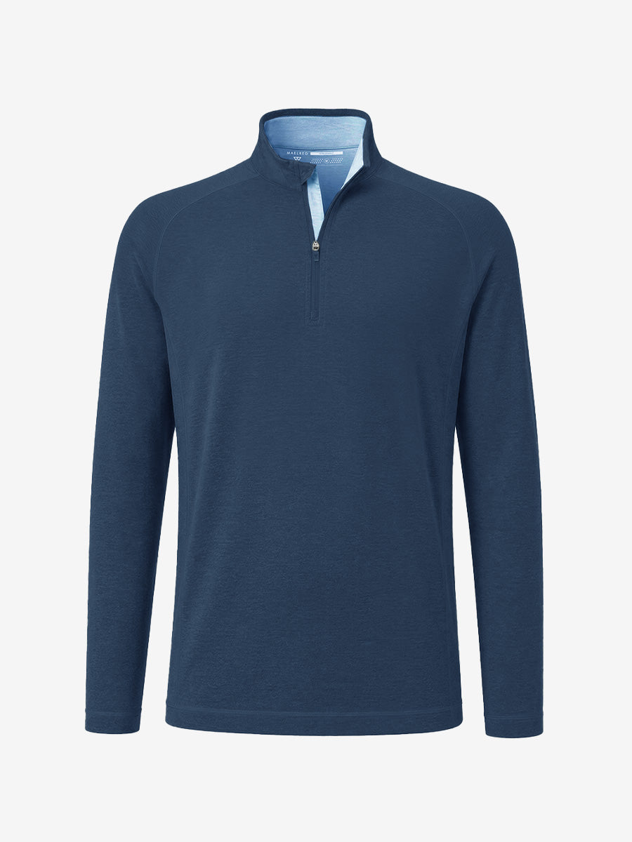 Men's Heather Athletic Quarter Zip Sweatshirt – view 41