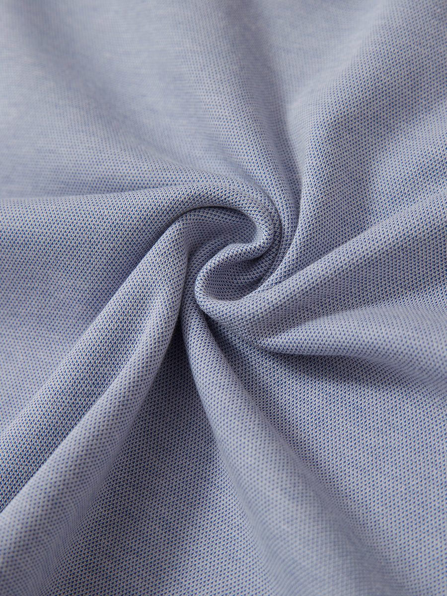 Men's Two-Tone Pique Cotton Blend Quarter Zip – view 14