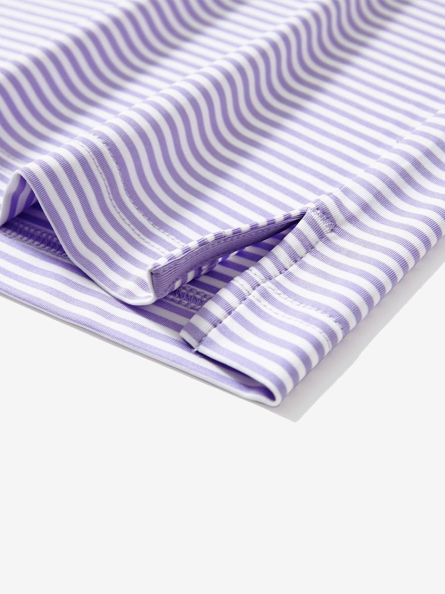 Men's Two-Tone Striped Quick-Dry Polo Shirt – view 64