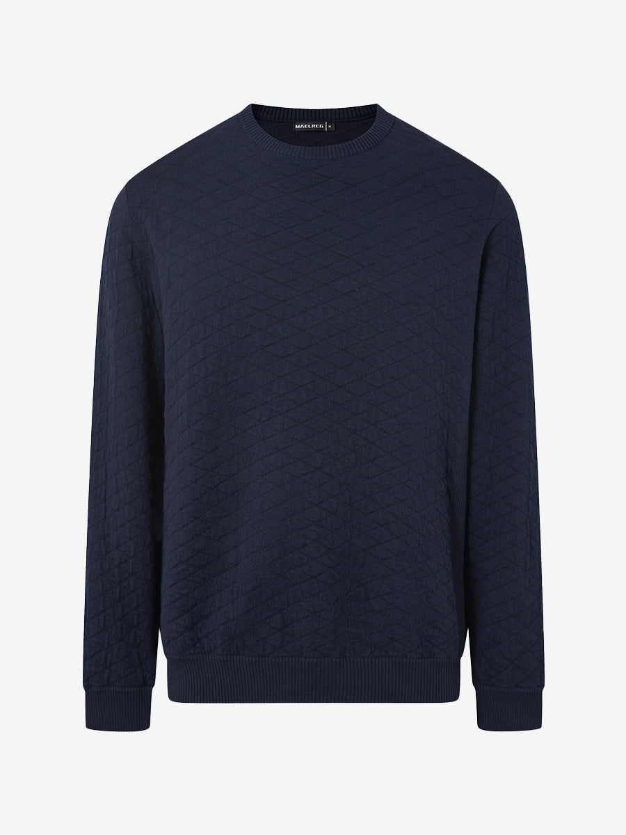 Men's Heavyweight Cotton Knit Crew Neck Jumper – view 37