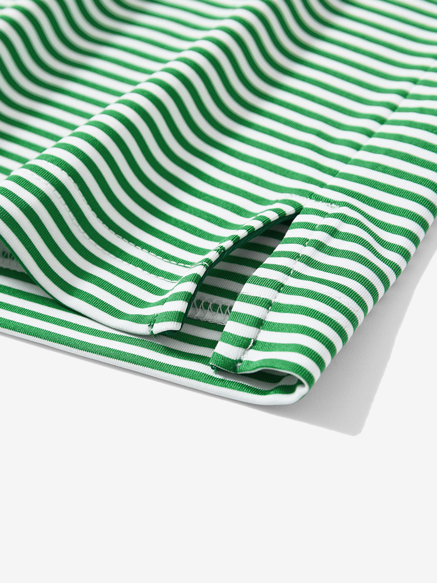 Men's Two-Tone Striped Quick-Dry Polo Shirt – view 40