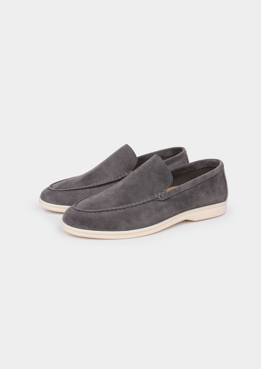 Marina Men's Slip-On Loafers in Fog Grey – view 1