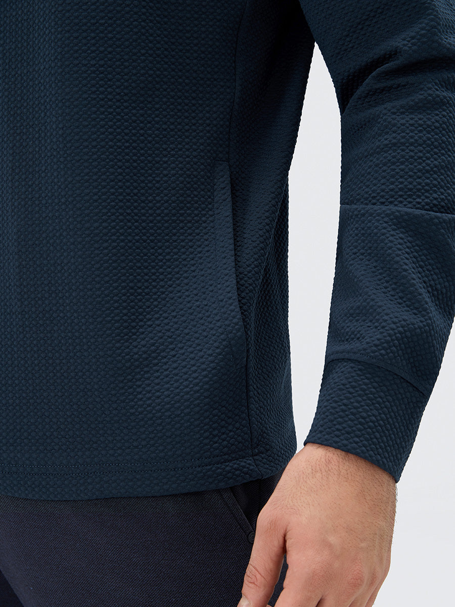 Men's Textured Pullover Hoodie – view 7