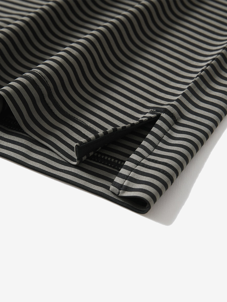 Men's Two-Tone Striped Quick-Dry Polo Shirt – view 16