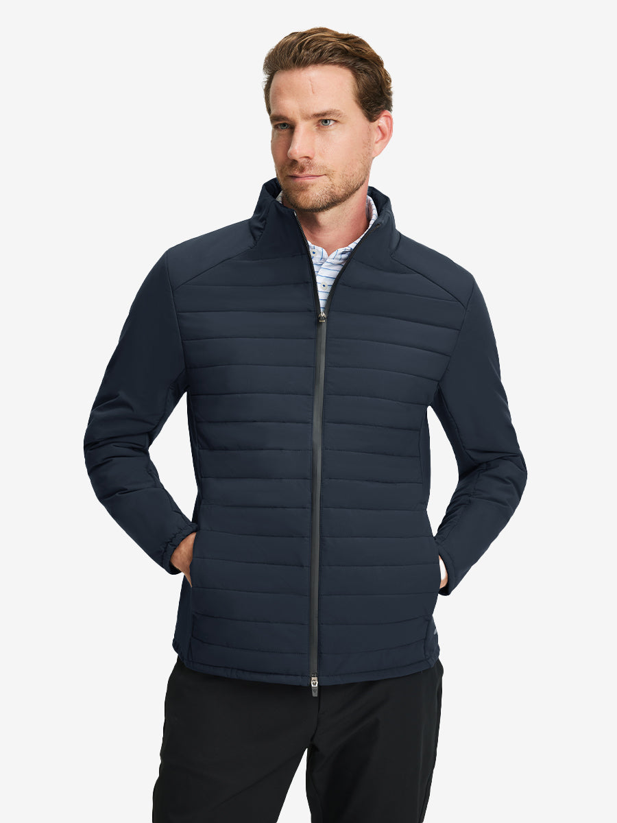 Men's Hybrid Puffer Golf Jacket – view 18