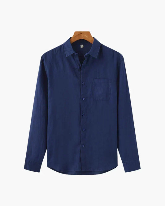 Portofino Men's Linen Long Sleeve Shirt – view 2