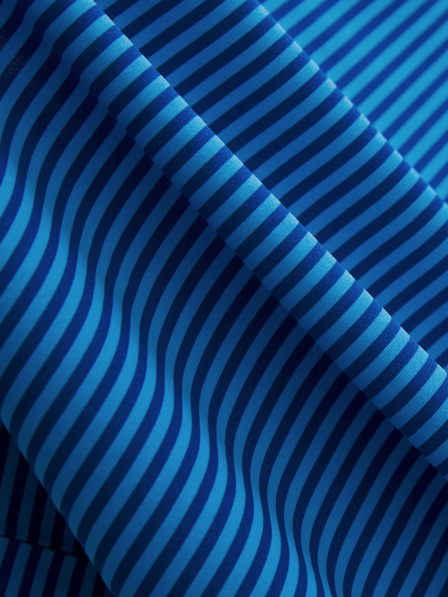 Men's Two-Tone Striped Quick-Dry Polo Shirt – view 33
