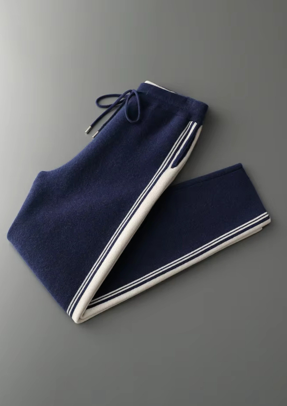 Damien Men's Year-Round Comfort Knit Co-Ord in Navy Blue – view 10