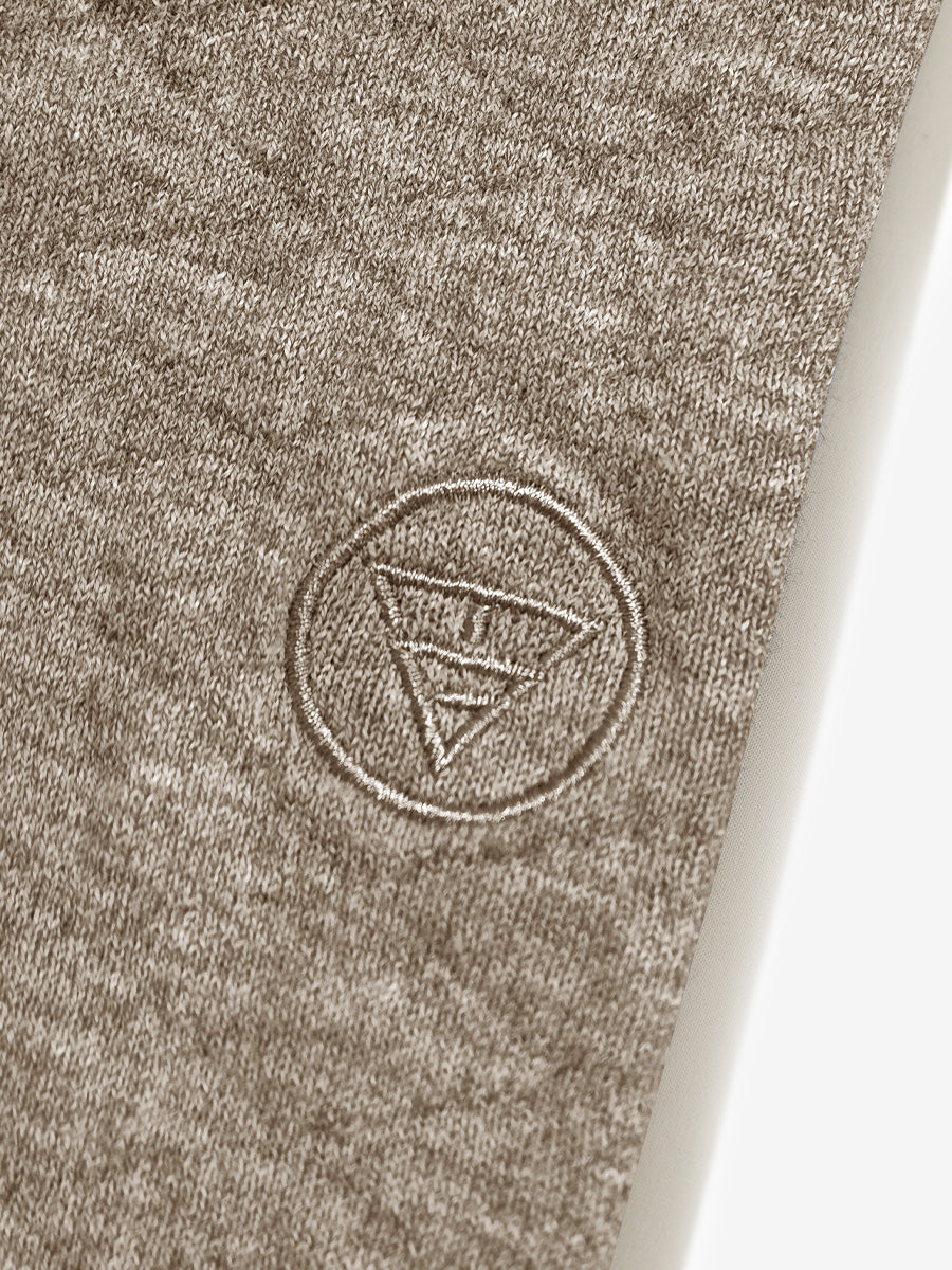 Men's Heavyweight Cotton Knit Crew Neck Jumper – view 8