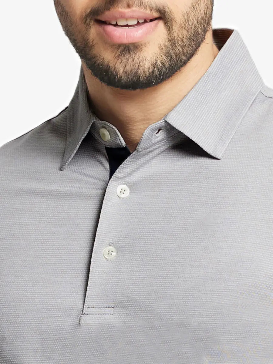Men's Heather Jacquard Golf Polo Shirt – view 20