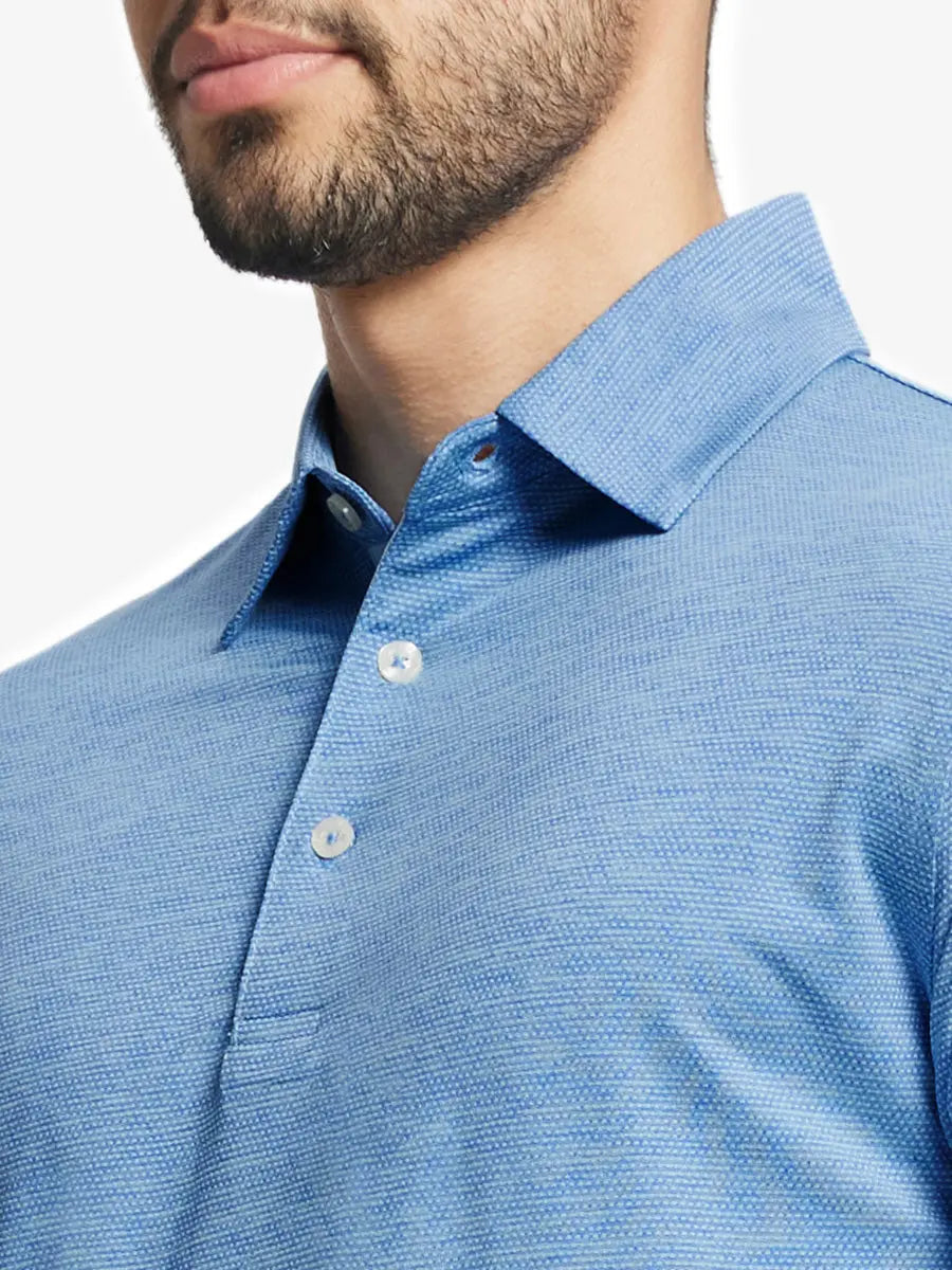 Men's Heather Jacquard Golf Polo Shirt – view 14