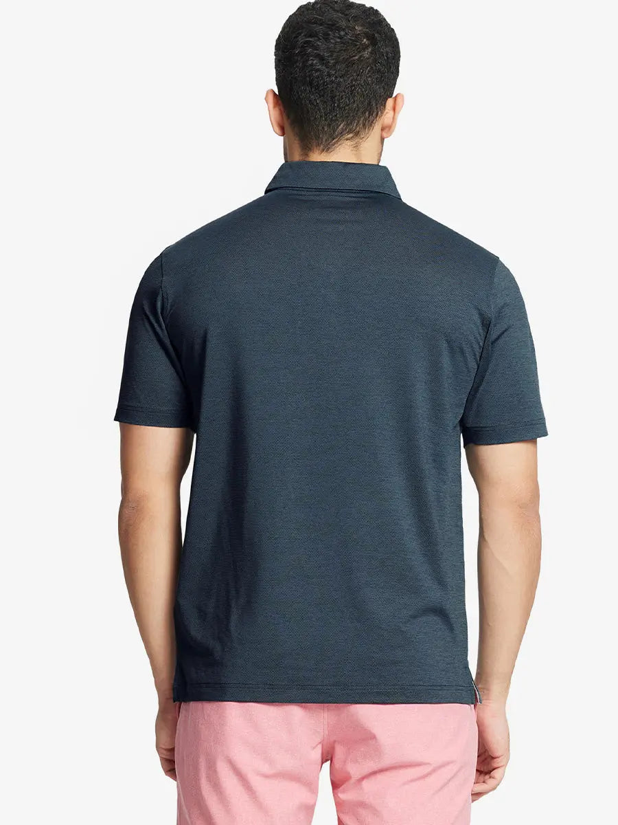 Men's Heather Jacquard Golf Polo Shirt – view 28