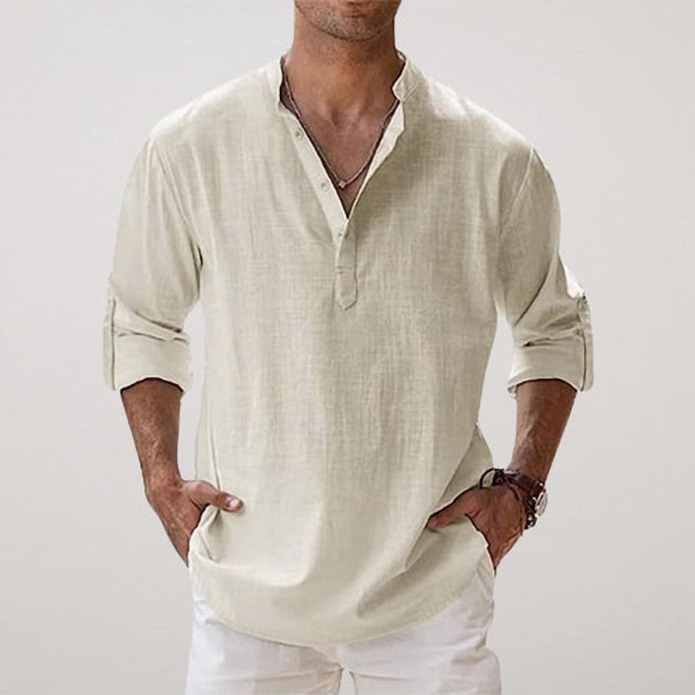 Capri Men's Linen Summer Shirt – view 4