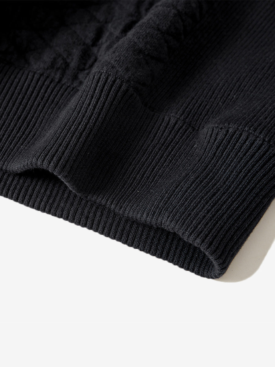 Men's Heavyweight Cotton Knit Crew Neck Jumper – view 19