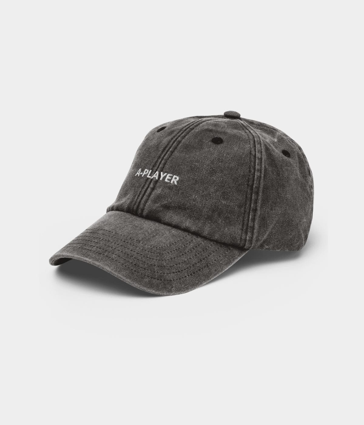 A-Player Men's Washed Cotton Baseball Cap – Embroidered Slogan, Low-Profile Unstructured Fit, Adjustable Strap – view 3