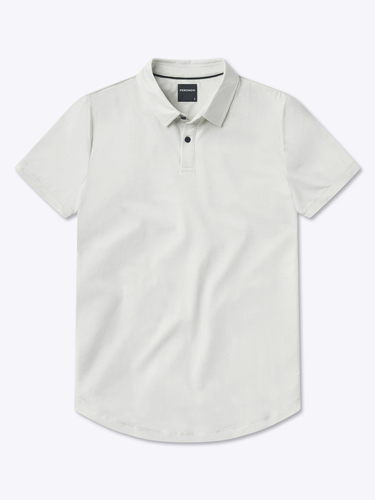 Men's Two-Button Stretch Polo Shirt in Nimbus – view 1