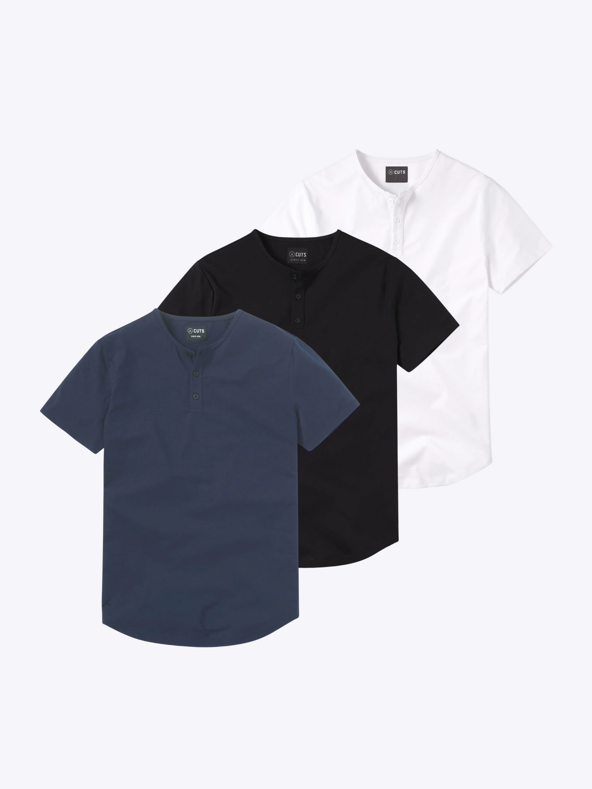 Men's Henley T-Shirt 3-Pack – view 1