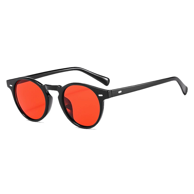 Men's Classic Sunglasses – Coloured Tinted Lenses, Versatile Everyday Frame | Black or Leopard Frame, Six Lens Options