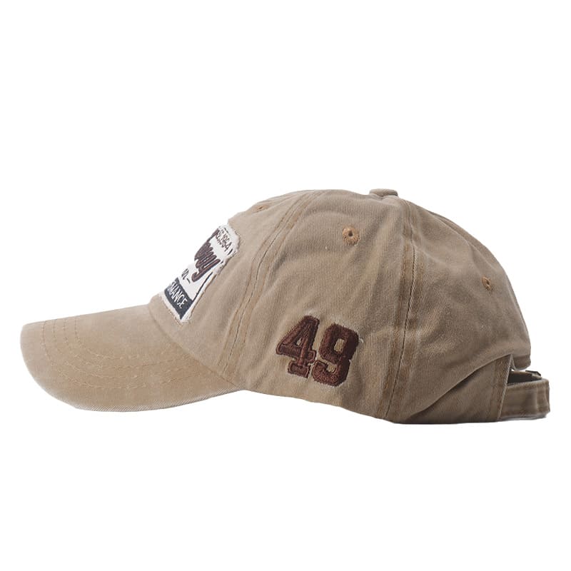 American New Story Men's Cotton Baseball Cap – Embroidered Front, 100% Cotton, Adjustable Fit