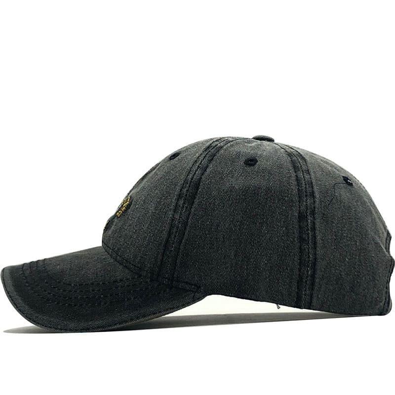 Anchor Men's Embroidered Denim Baseball Cap – view 7
