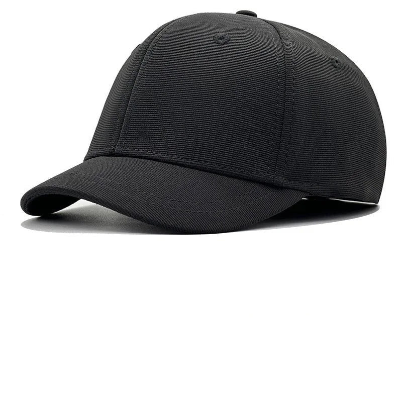 Andoalph Men's Short Brim Mesh Baseball Cap – Breathable Acrylic Mesh, Lettered or Plain, Two Sizes