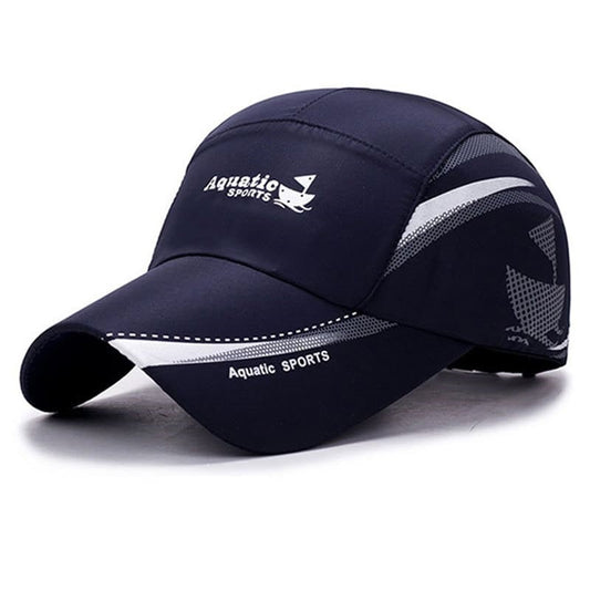 Aquatic Sports Men's Quick-Dry Mesh Baseball Cap – Breathable Lightweight Build, Adjustable 54–60 cm Fit