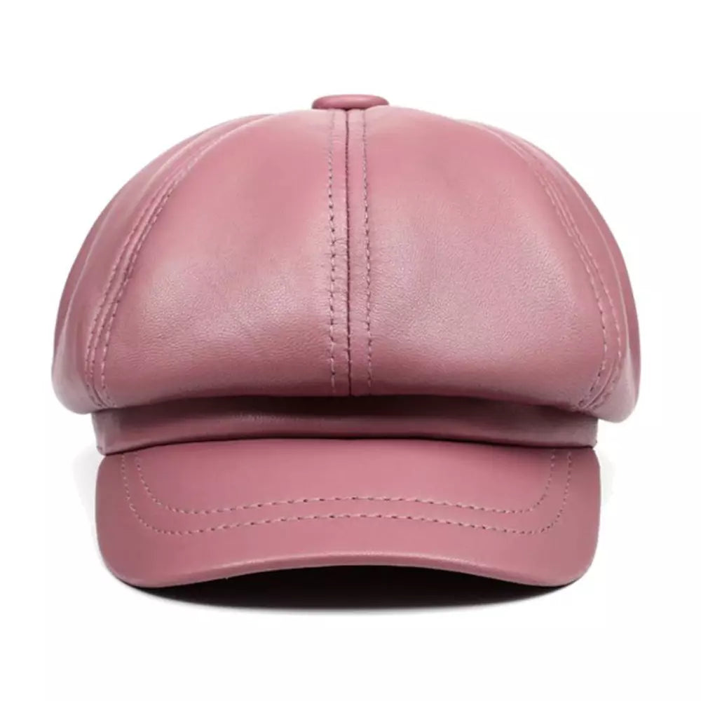 Aviñon Men's Cowhide Leather Newsboy Cap – view 5
