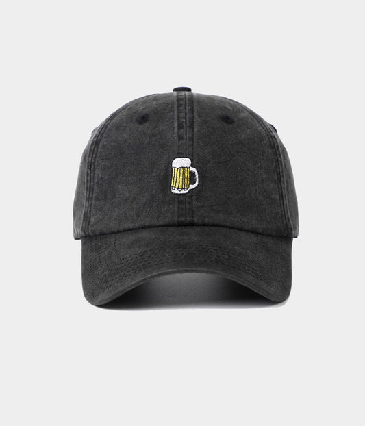 Beer Men's Embroidered Washed Cotton Baseball Cap – view 1
