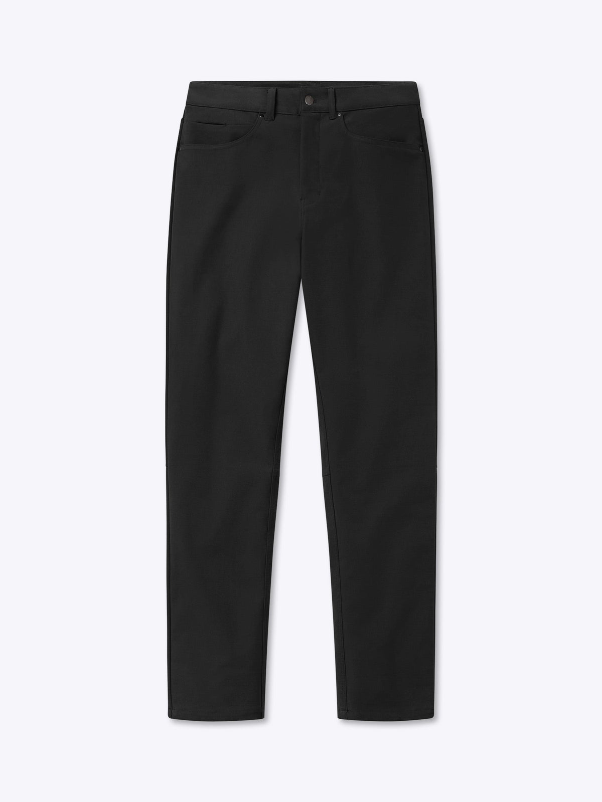 Men's Stretch Chino Trousers in Black – view 10