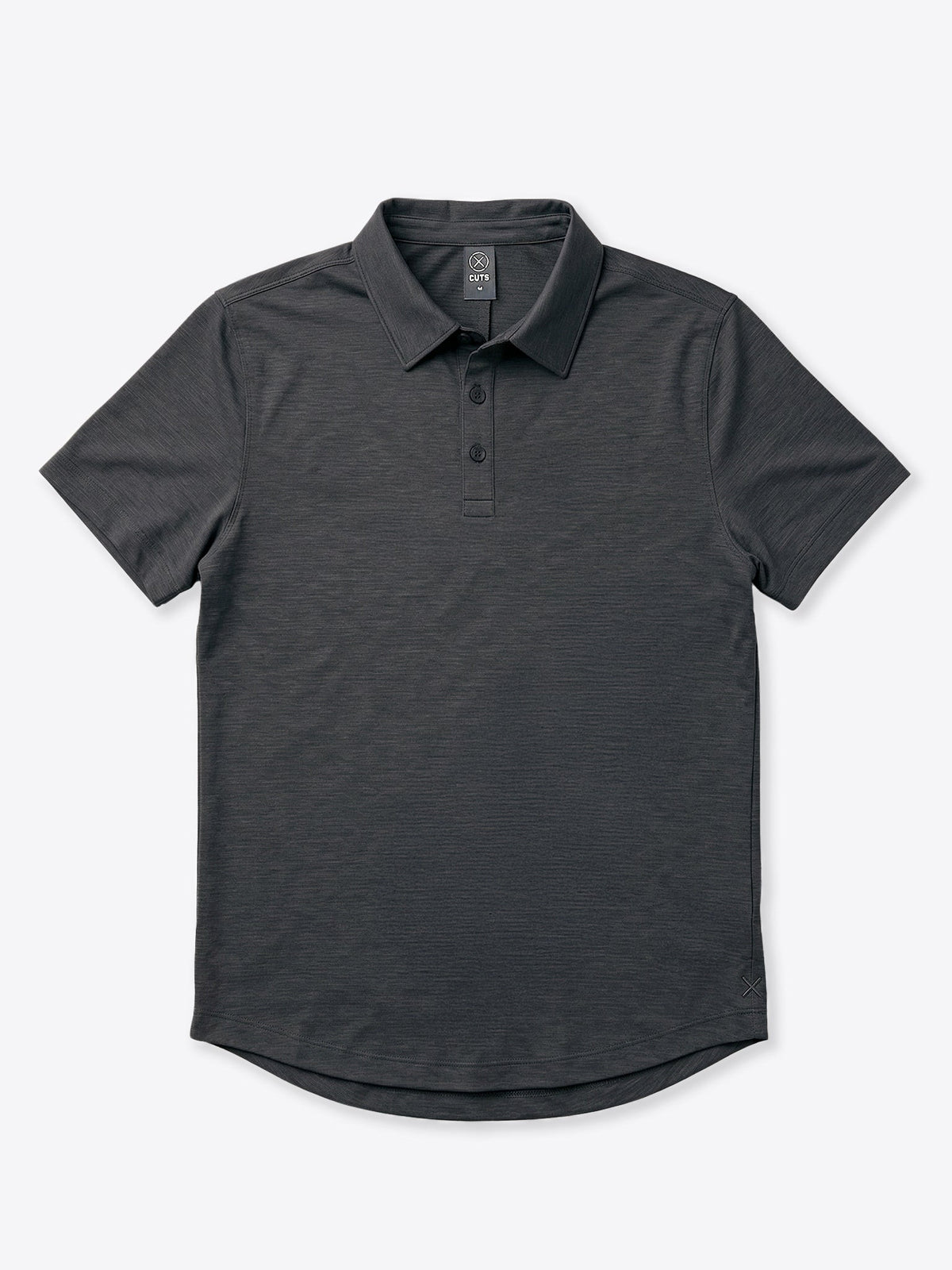 Men's Stretch Performance Polo Shirt in Black – view 1
